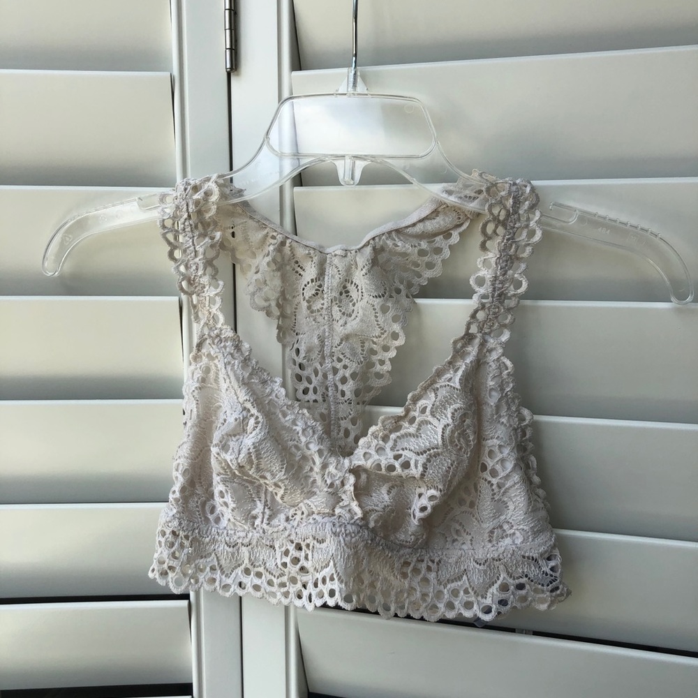 Aerie cream lace bralette